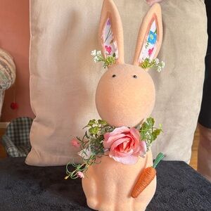 Adorable Orange Bunny Decor